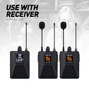 CM Series UHF Wireless Lavalier Microphone System Transmitter/Receiver