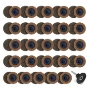 50 PCS Sanding Discs 2 Inch Coarse Quick Change Disc Roll Lock Disc Die Grind...
