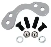 Mid USA 35312 Chrome Handlebar Riser Adapter Kit for Wide Springer Front End