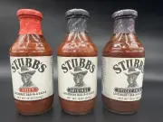 Stubb's Legendary Bar-B-Q Sauce 18 Ounce Glass Bottle Choose Your Flavor