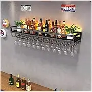 Wine rackSolid Wood Floor-Standing Wine Cooler - Wine Bottle Rack Cabinet | Sturdy & Durable Display Rack | Wine Decorative Rack for Bar/Living Room/Tavern (Wine Red)