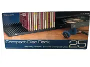 REALISTIC Radio Shack Compact Disc Storage Case Vertically Stores 25 Discs