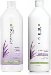 Matrix Biolage Hydrasource Shampoo and Detangling Solution Conditioner Duo Pack - 1L