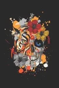 在飛比找博客來優惠-Tiger and Skull flower Floral 