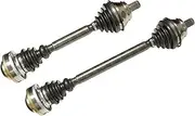 2 Pcs Front CV Axles Shafts 806873 806874 compatible for 2.0L EOS Jetta GT-I/Passat / A3