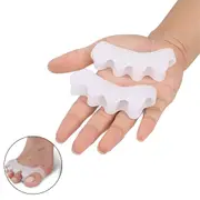 Silicone Gel Bunion Corrector Toe Separator Spreader Straightener Pain Relief 2x