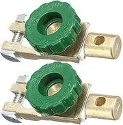2pcs Universal 17mm Battery Disconnect Switch for Car Battery Cut Off Switch Auto Isolator Quick Disconnect Hardwearing Construction