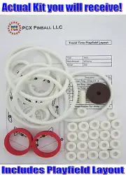 1973 Williams Travel Time Pinball Machine Rubber Ring Kit