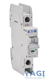 Eaton WMZT1C13 Breaker 13A 277V 1P 1PH 10kA Type C DIN Rail Trip Indicator Stand