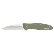 Kershaw Leek Assisted Open Liner Lock Drop Point Blade EDC Folding Pocket Knife