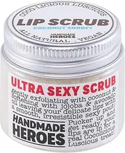 100% Natural Lip Scrub, Vegan Conditioning Coconut Lip Exfoliator - Gentle Exfoliant, Sugar Lip Polish and Lip Exfoliator Scrubber Lip Care for Dry Lips, 1oz (Coconut Sorbet)