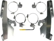 Memphis Shades Polished Trigger-Lock Mount Kit for Fats/Slim Windshield MEM8985