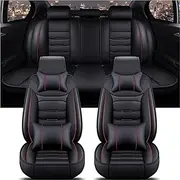 Interior Accessories Car Seat Cover Seat Set for Driver Seat and Passenger Seat Cushion for Kia K3 K5 K9 for Ceed for Rio for Carens(Style 12)