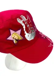 NWT Miley Cyrus Hannah Montana Baseball Cap Hat Dark Pink Disney Channel, Mint!