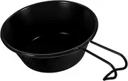 Abaodam Stainless Steel Camping Bowl with Handle Lightweight Outdoor Cooking and Salad Bowl for Hiking Picnic and Everyday Use Safe Durable Stainless Steel Portable Design
