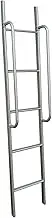 59 Inch Loft Bed Ladder Metal 5-Shelf Step Ladder with Handle Bed Ladder Adjustable Hole Position for Twin Bunk Bed & RV
