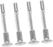 PLAFOPE Spring Latches for Crib and Cage Doors Metal Plunger Pin Latch Safe and Durable