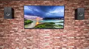 (2) Rockville HD5B 5" Powered Bluetooth Bookshelf Speakers+Swivel Wall Brackets