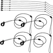 Gadpiparty Professional Pen Lanyards 10 Pack Elastic String Straps for Pen Retrieval Security