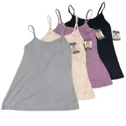 Yummie Cami Tank Convertible Shelf Bra Criss Cross Straps Lightweight Cassidy