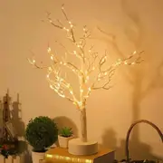 LED Floor Lamp for Home Decoration Party Shining Branch Christmas White Birch