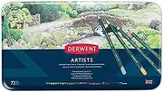 [Derwent] Artists Colouring Pencils, Drawing & Writing, Ideal For Blending & Layering, Set Of 72, Professional Quality, 32097