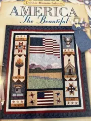 Debbie Mumm Salutes America the Beautiful Patriotic Quilt Pattern Book Sewing