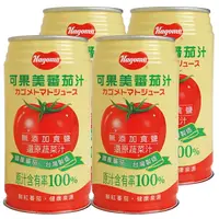 在飛比找樂天市場購物網優惠-可果美 蕃茄汁(無鹽)(340ml*4罐/組) [大買家]