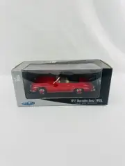 Welly 1955 Red Mercedes-Benz 190SL Die-Cast 1:18 Convertible Car Model NOS