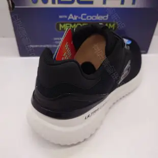 立足運動用品 男鞋 SKECHERS BOUNDER 2.0 寬楦款 免綁帶健走鞋 232673WBLK