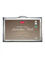 [Tontine] Australian Washable Wool Surround Pillow in White