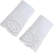 [GLSTOY] Elegant Lace Wrist Cuffs Women's Fashion Accessories Detachable Hand Cuffs for Dress Lolita Style for Celebrations