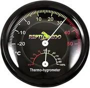 AIMALL Reptizoo Reptile Thermometer and Hygrometer, 2.95-Inch Round Pet Habitat Climate Monitor for Tortoises, Frogs, Lizards, and Snakes