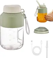 Portable Blender | 1000ml Rechargeable Juice Blender with Large Capacity - High-Speed Rotating Blender for Shakes and Smoothies for Traveling, Camping