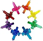 National Artcraft® Candle Blossom-Style Ceramic Christmas Tree Lights - Assorted Colors (90 Pcs)