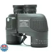 USCAMEL 10X50 Marine Binoculars for Adults with Rangefinder Compass, Waterpro
