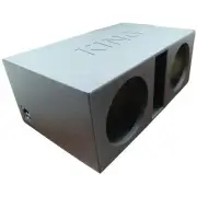 King Boxes 12" Dual Vented X-Large Sprayed Universal Subwoofer Box AK-12DVXL