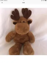 Aurora Moose with Antlers Cuddly Plush Stuffed Animal Brown 14" Toy Eco Friendly