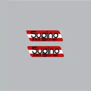 Sugino - BMX Cromo Black red and white crank decals - Old school bmx