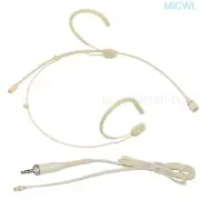 Detachable Headset Cardioid Microphone for Sennheiser Wireless Separate Cable