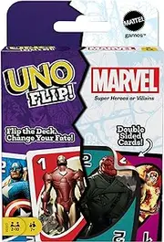 Mattel Games - UNO Flip Marvel