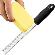 Kitchen Grater - Stainless Steel Potato Shredder Grader,Handheld Vegetable Grater, Food Grater and Shredder with Cleaning Brush for Ginger, Garlic