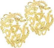 [CATIEBYE] Metal Jewelry Charms Gold Connector Charms Set for Diy Vintage Hairpin Headwear