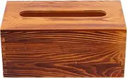 SWOOMEY Retro Wooden Tissue Box Holder Elegant Napkin Storage Container Vintage Style
