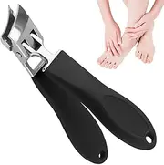 Curved Nail Clippers for Men | No Splash Nail Scissors Manicure Tools | Angled Nail Clippers Toenail Clippers for Ingrown Tough Nails, for Men Women Seniors