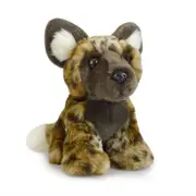 Lil Friends African Wild Dog Kids 18cm Soft Animal Plush Stuffed Brown Toy 3Y+