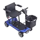 Foldable Electric Mobility Scooter Airplane OK Lithium Motorised Blue