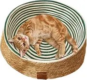 Cat Nest, Cat Bed Basket - Cat Nest Woven Rattan Pet Nest, Cat Bed Basket Nest, Rattan Dog Bed, Comfortable Kitten Bed, Scratching Board