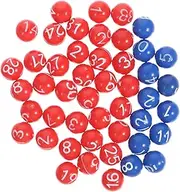 ERINGOGO 1 Set Balls for Raffles and Bingo Colored Balls for Party Entertainment and Chic Design Easy to Identify Numbers
