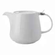 Maxwell & Williams White Basics Round Teapot Pot w. Box Porcelain White 600ml